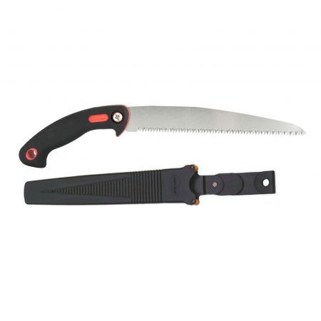 9.5inch Pruning Saw with Plastic Sheath - Sharp pruning saw with scabbard